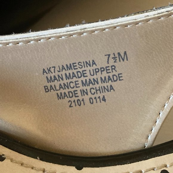 Anne Klein iFlex Black & White Open Toe Shoe - EUC - Picture 6 of 10